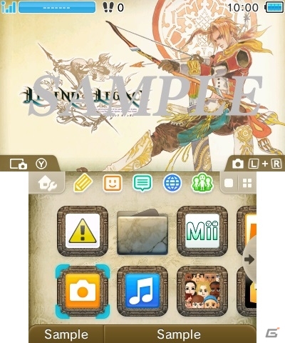 「レジェンド オブ レガシー」3DS用テーマ第3弾が配信―小林智美氏の描く主人公7名がデザインの画像3