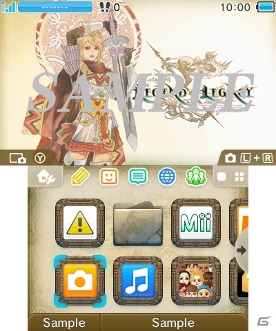 「レジェンド オブ レガシー」3DS用テーマ第3弾が配信―小林智美氏の描く主人公7名がデザインの画像4
