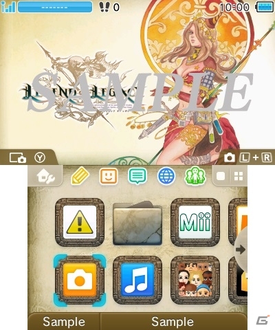 「レジェンド オブ レガシー」3DS用テーマ第3弾が配信―小林智美氏の描く主人公7名がデザインの画像6