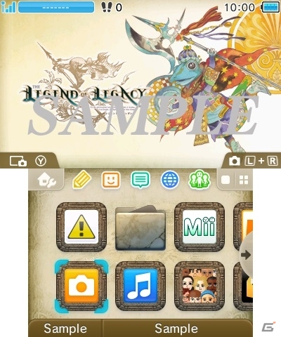 「レジェンド オブ レガシー」3DS用テーマ第3弾が配信―小林智美氏の描く主人公7名がデザインの画像7