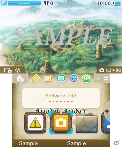 「レジェンド オブ レガシー」3DS用テーマ第3弾が配信―小林智美氏の描く主人公7名がデザインの画像8