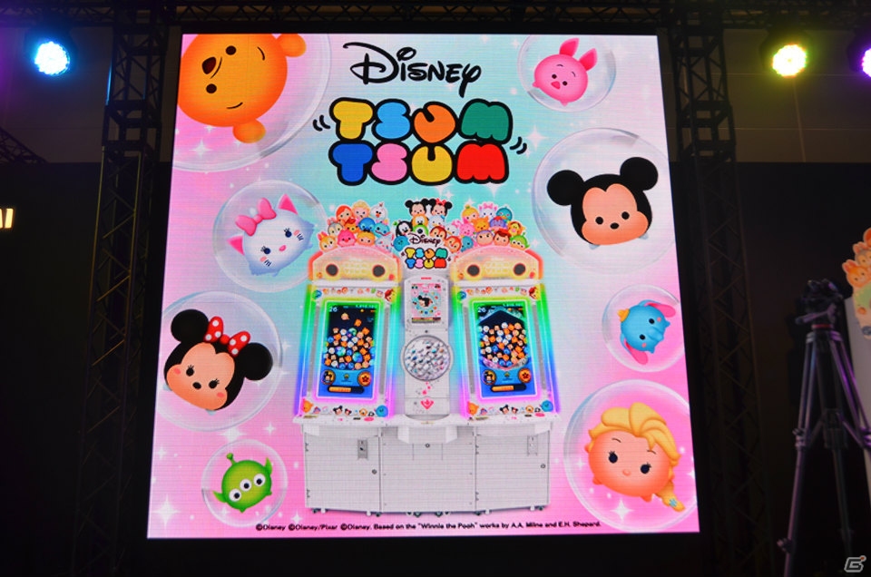 【JAEPO 2015】AC版「ディズニー ツムツム」にはレアなツムマスコットも！？プレゼンテーションステージで対戦モードやオリジナルステージを紹介の画像1