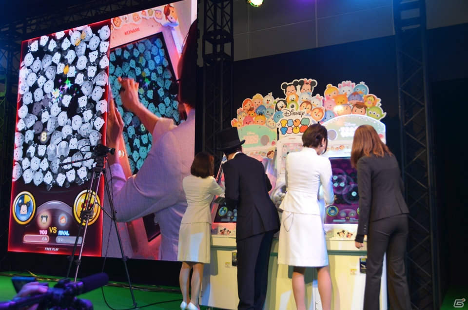 【JAEPO 2015】AC版「ディズニー ツムツム」にはレアなツムマスコットも！？プレゼンテーションステージで対戦モードやオリジナルステージを紹介の画像14