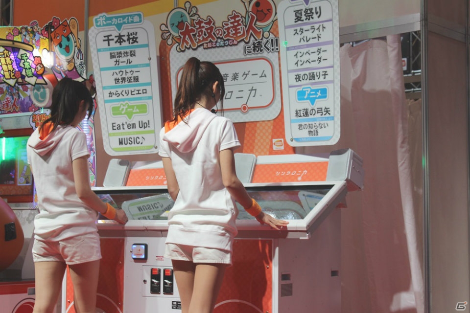 【JAEPO 2015】「太鼓の達人 ムラサキVer」は2015年3月、「シンクロニカ」は2015年6月に稼働開始！「バンダイナムコゲームス 音ゲーフェスティバル」ステージレポート！の画像15