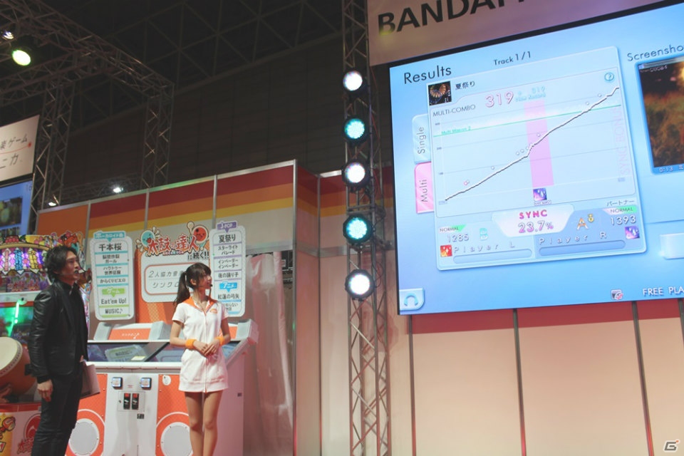 【JAEPO 2015】「太鼓の達人 ムラサキVer」は2015年3月、「シンクロニカ」は2015年6月に稼働開始！「バンダイナムコゲームス 音ゲーフェスティバル」ステージレポート！の画像19