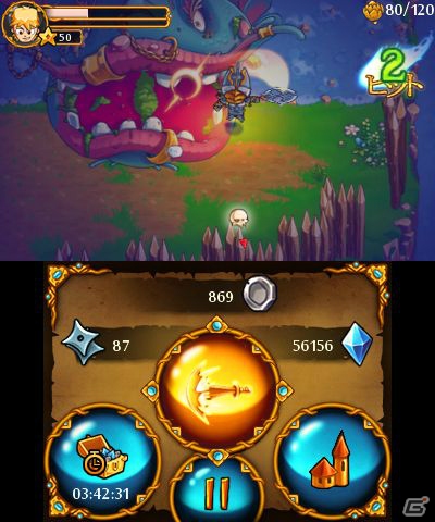 名無し者から英雄へ！3DS「リーグ オブ ヒーローズ」が2月25日より配信―敵がどんどん強くなるエンドレスアクションRPGの画像2