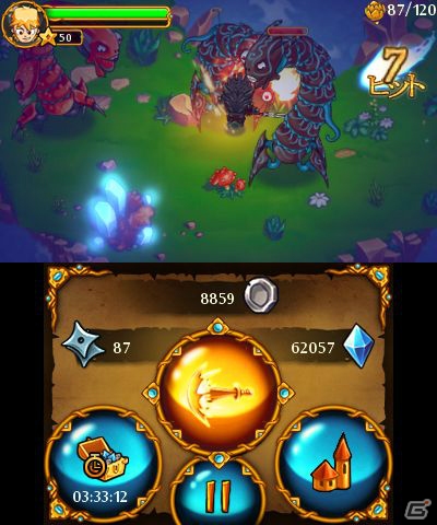 名無し者から英雄へ！3DS「リーグ オブ ヒーローズ」が2月25日より配信―敵がどんどん強くなるエンドレスアクションRPGの画像5