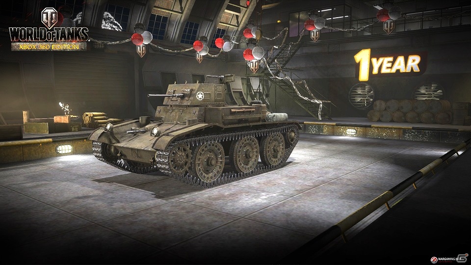 「World of Tanks: Xbox 360 Edition」サービス開始1周年アニバーサリーイベントが開催！ログインでアメリカの軽戦車「T7 Combat Car」をゲットの画像4