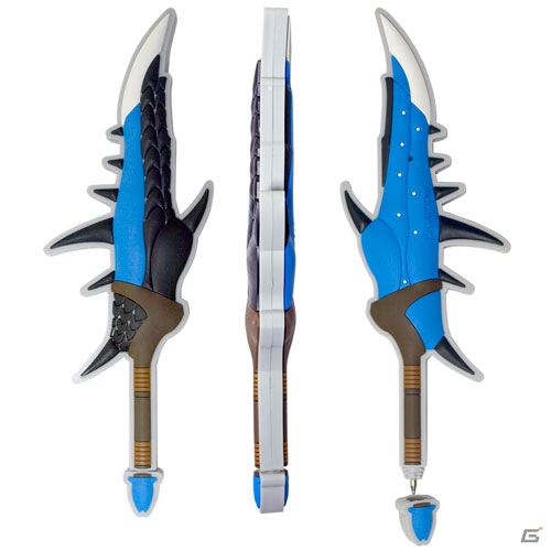 武器型ボールペンやデフォルメラバーキーカバーなどがラインナップ―「モンスターハンター」シリーズの2月発売予定グッズ情報が一挙に公開！の画像4