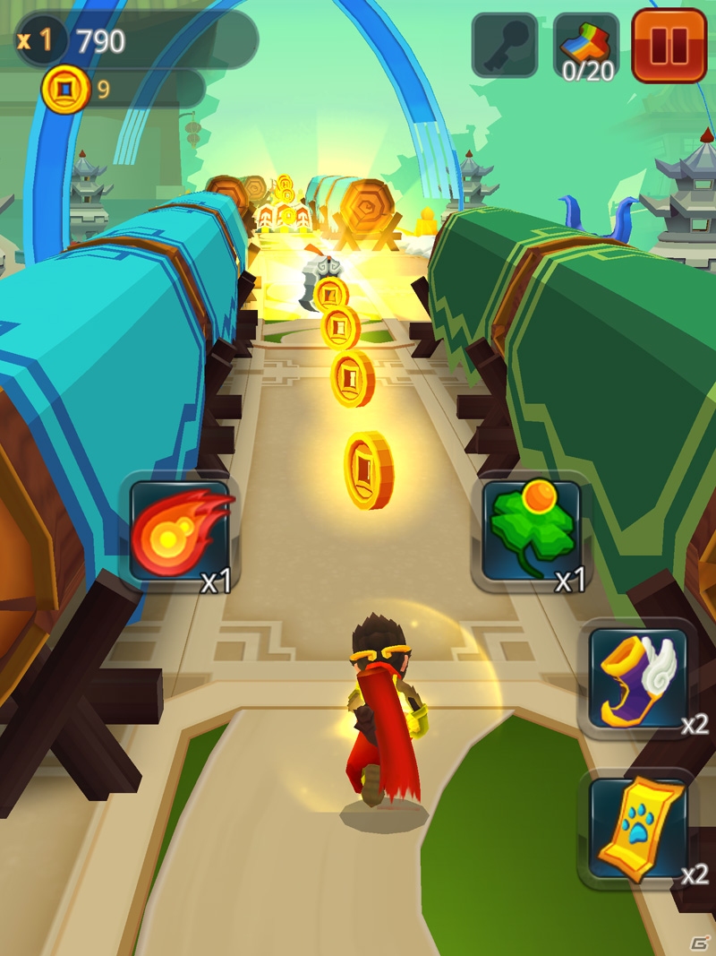 西遊記をモチーフにしたランニングアクションゲーム「MONKEY KING ESCAPE」がiOS/Android向けに配信！の画像3