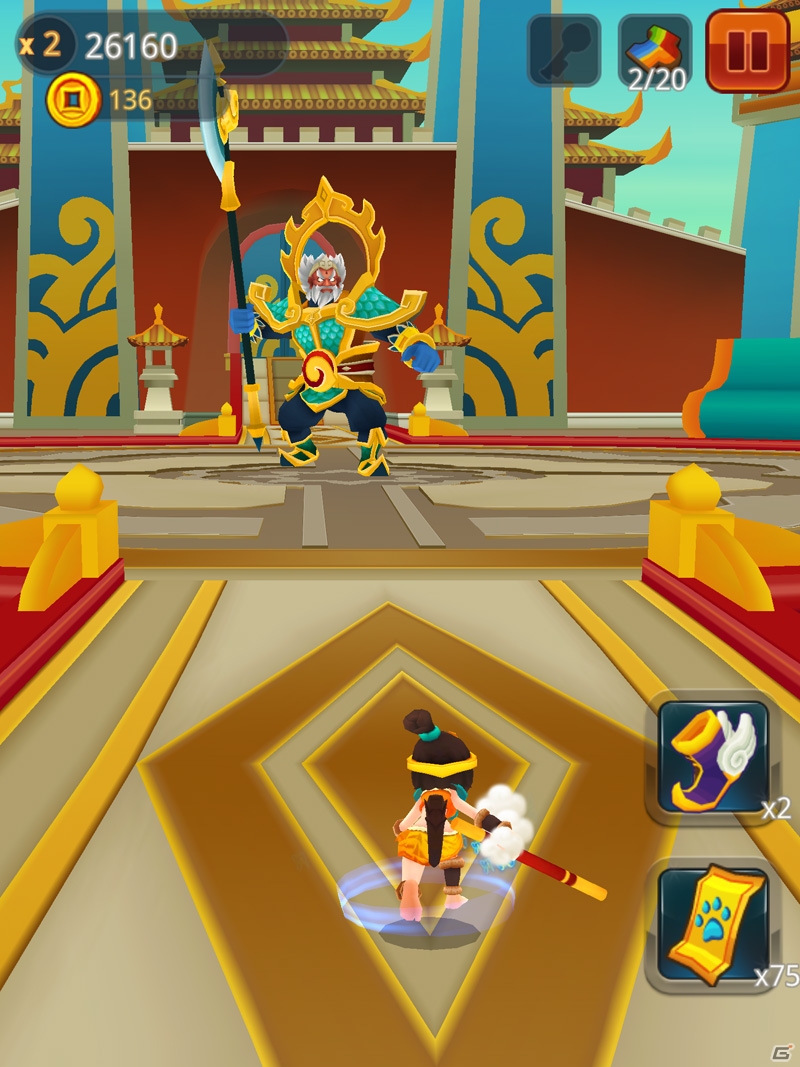 西遊記をモチーフにしたランニングアクションゲーム「MONKEY KING ESCAPE」がiOS/Android向けに配信！の画像4