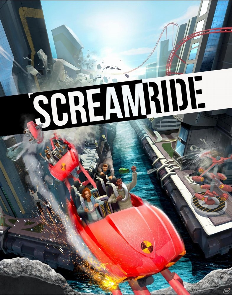 Xbox One向け絶叫ジェットコースター制作SLG「ScreamRide」を発売前にプレイ―コースターを飛ばせば高層ビルだって大破壊！の画像1