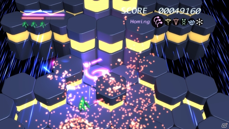 美しく激しい抽象的空間を渡る―PS4向けスクロールSTG「Prismatic Solid」が配信スタートの画像6