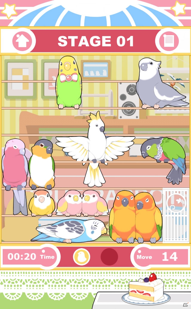 iOS/Android「パロットパズル インコの部屋」を紹介！可愛いインコずくめの癒やし系パズル【ほっとアプリレビュー】の画像2