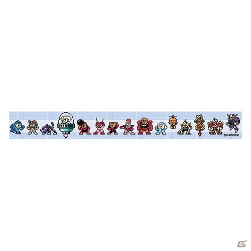 モンハンやロックマンなどカプコンの人気キャラたちがデザインされた「マスキングテープ」＆「刺繍ブレスレット」が2月26日に発売！の画像24