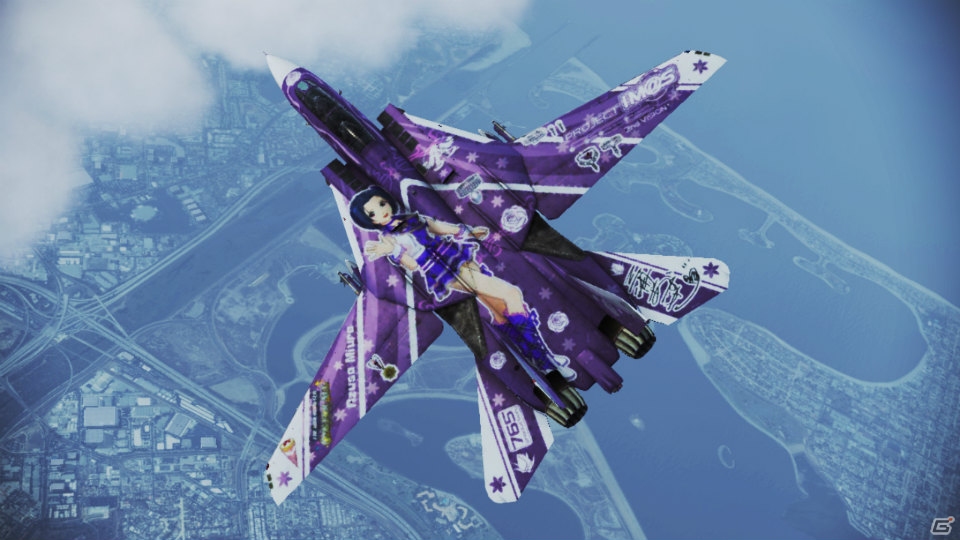 PS3「エースコンバット インフィニティ」と「アイドルマスター」のコラボレーションが再び―765プロアイドル全員が描かれた特別機体が登場！の画像12