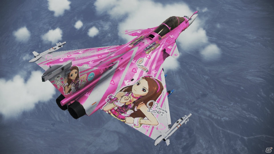 PS3「エースコンバット インフィニティ」と「アイドルマスター」のコラボレーションが再び―765プロアイドル全員が描かれた特別機体が登場！の画像14