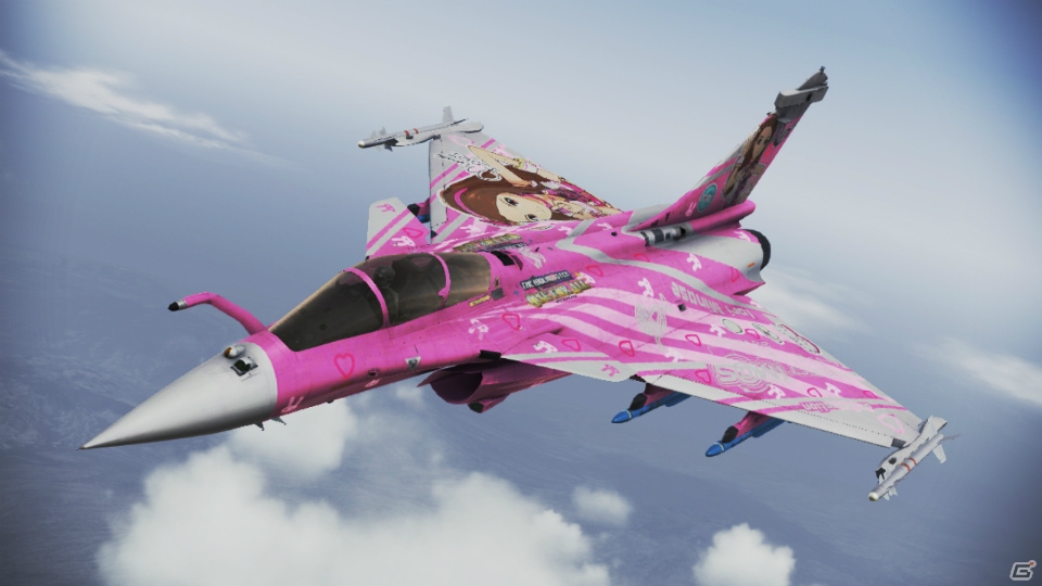PS3「エースコンバット インフィニティ」と「アイドルマスター」のコラボレーションが再び―765プロアイドル全員が描かれた特別機体が登場！の画像15