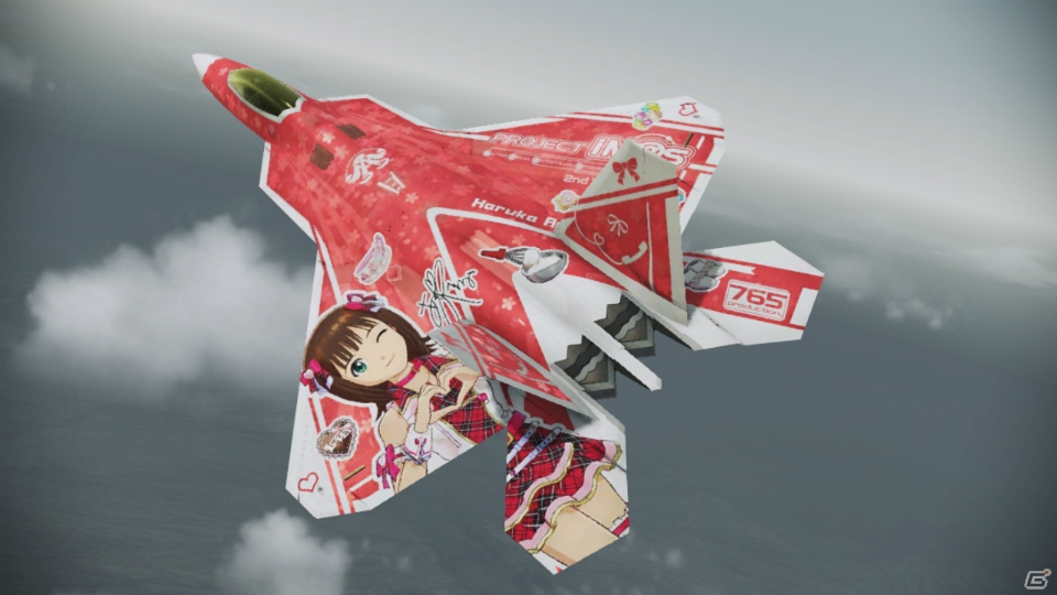 PS3「エースコンバット インフィニティ」と「アイドルマスター」のコラボレーションが再び―765プロアイドル全員が描かれた特別機体が登場！の画像2