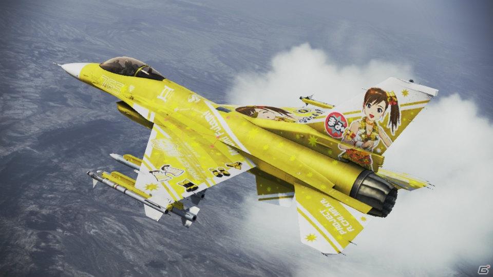 PS3「エースコンバット インフィニティ」と「アイドルマスター」のコラボレーションが再び―765プロアイドル全員が描かれた特別機体が登場！の画像20