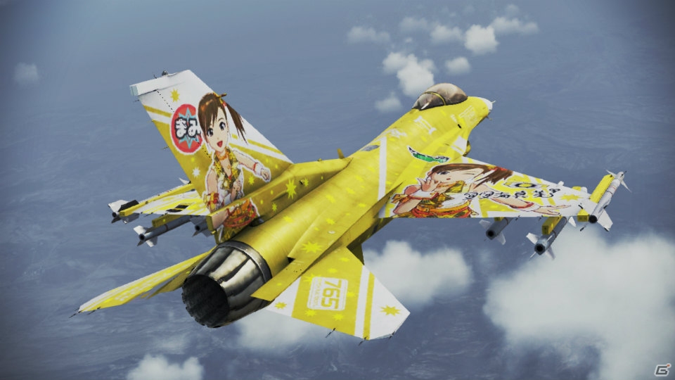 PS3「エースコンバット インフィニティ」と「アイドルマスター」のコラボレーションが再び―765プロアイドル全員が描かれた特別機体が登場！の画像21