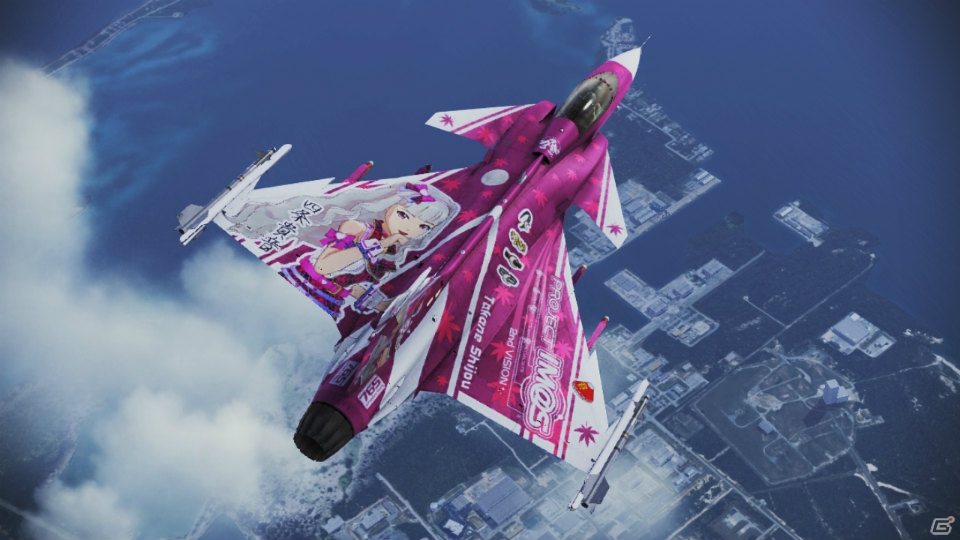 PS3「エースコンバット インフィニティ」と「アイドルマスター」のコラボレーションが再び―765プロアイドル全員が描かれた特別機体が登場！の画像24