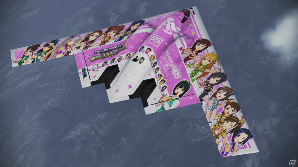 PS3「エースコンバット インフィニティ」と「アイドルマスター」のコラボレーションが再び―765プロアイドル全員が描かれた特別機体が登場！の画像28