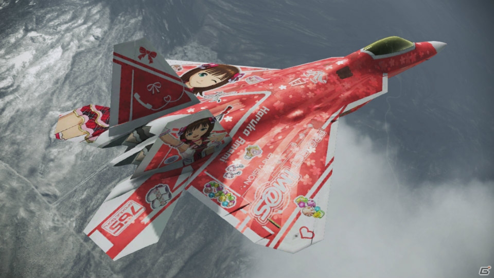 PS3「エースコンバット インフィニティ」と「アイドルマスター」のコラボレーションが再び―765プロアイドル全員が描かれた特別機体が登場！の画像3