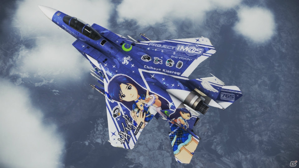 PS3「エースコンバット インフィニティ」と「アイドルマスター」のコラボレーションが再び―765プロアイドル全員が描かれた特別機体が登場！の画像5