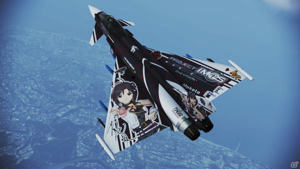 PS3「エースコンバット インフィニティ」と「アイドルマスター」のコラボレーションが再び―765プロアイドル全員が描かれた特別機体が登場！の画像8