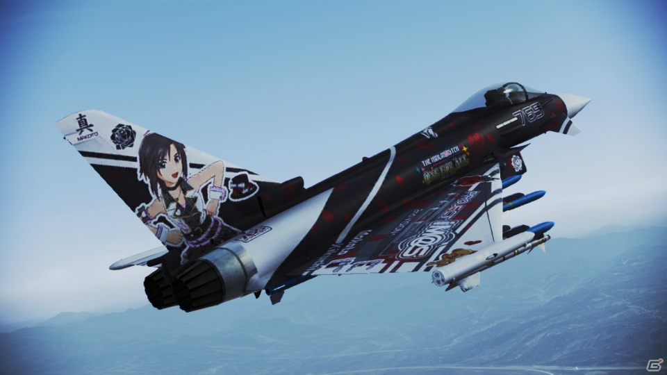 PS3「エースコンバット インフィニティ」と「アイドルマスター」のコラボレーションが再び―765プロアイドル全員が描かれた特別機体が登場！の画像9