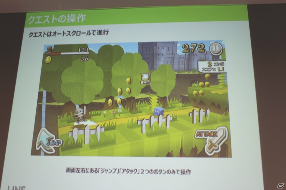 古き良き2Dスクロールアクションの醍醐味を手軽に楽しめる！「LINE ペーパーダッシュワールド」先行体験会レポート！の画像7