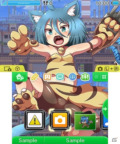 3DS「魔神少女 -Chronicle 2D ACT-」イラストコンテストの入選イラストが使用されたテーマ5種が配信！の画像1