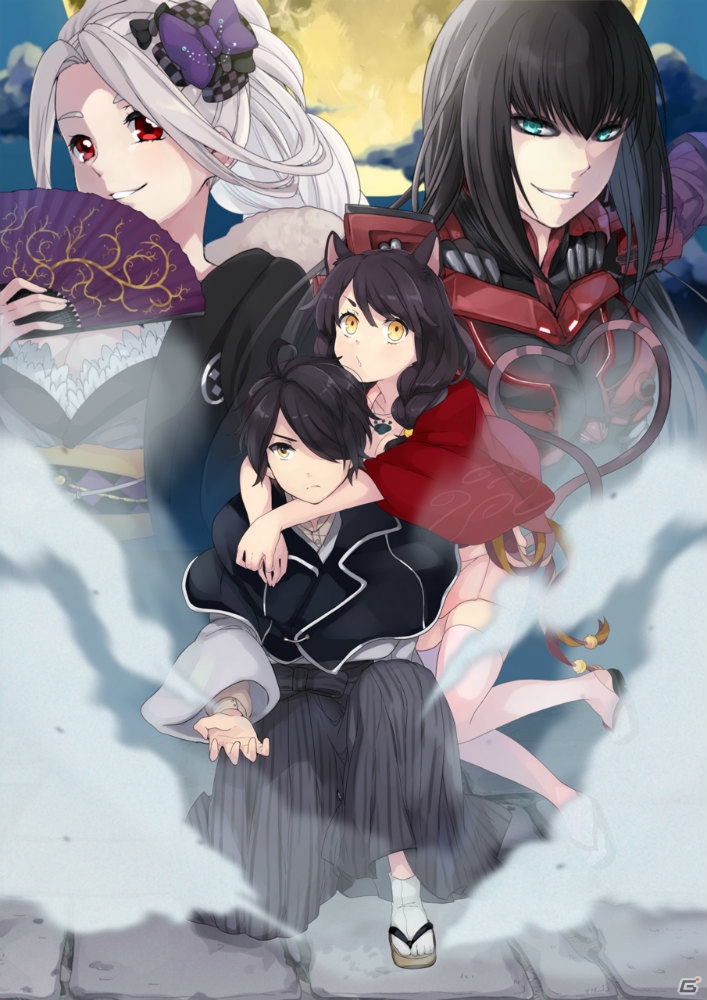 iOS/Android「妖怪百姫たん！」小説版のカバーイラスト＆オリジナルキャラ“サトリ”のビジュアルが公開！ひな祭りイベントも2月27日よりスタートの画像1