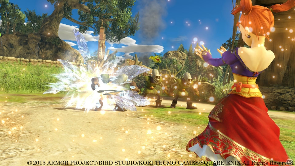 PS4/PS3「ドラゴンクエストヒーローズ　闇竜と世界樹の城」に登場するオリジナルキャラのアクションを紹介―スキルシステムや謎の男“ヘルムード”の情報もの画像15