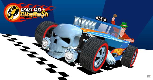 iOS/Android「Crazy Taxi：City Rush」がマテルの“Hot Wheels”とコラボ！ホットロッド「Bone Shaker」などが登場の画像3