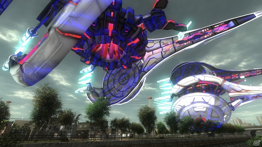 PS4「地球防衛軍4.1 THE SHADOW OF NEW DESPAIR」異星生命体フォーリナーの敵兵器を紹介―超巨大浮遊戦艦「アルゴ」がまさかの変形…？の画像41