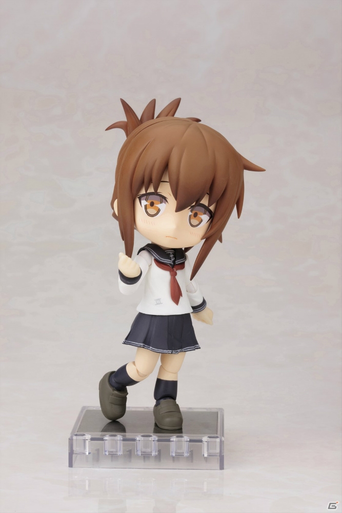 デフォルメ可動フィギュア「キューポッシュ」シリーズの「艦これ」第二弾「キューポッシュ 電」が2015年7月に発売の画像3
