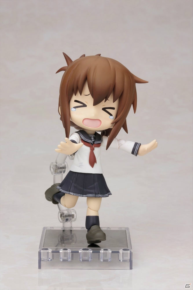 デフォルメ可動フィギュア「キューポッシュ」シリーズの「艦これ」第二弾「キューポッシュ 電」が2015年7月に発売の画像6