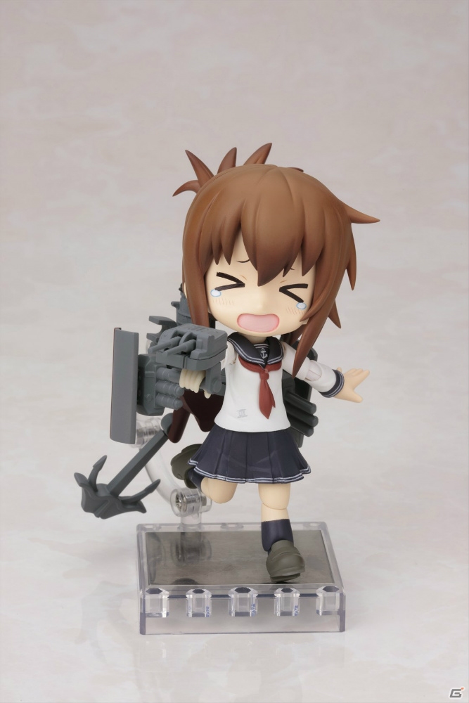 デフォルメ可動フィギュア「キューポッシュ」シリーズの「艦これ」第二弾「キューポッシュ 電」が2015年7月に発売の画像8