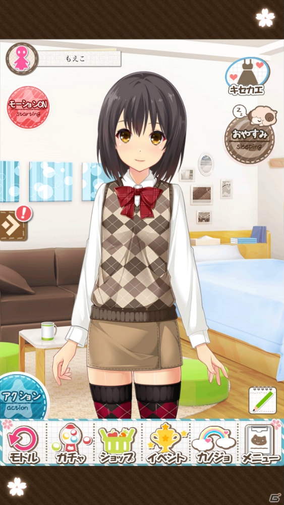 iOS/Android「虹色カノジョ2d」が配信スタート！モーション付きアバターも追加されたよめいく恋愛SLGの画像22