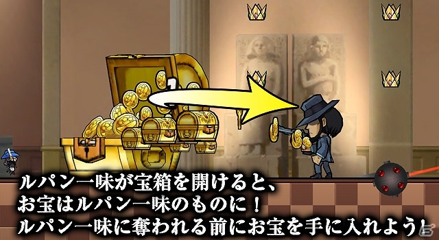 iOS/Android「ケリ姫スイーツ」アニメ「ルパン三世」とのコラボが開始―コラボステージの情報やコラボキャラの動画が公開！の画像3