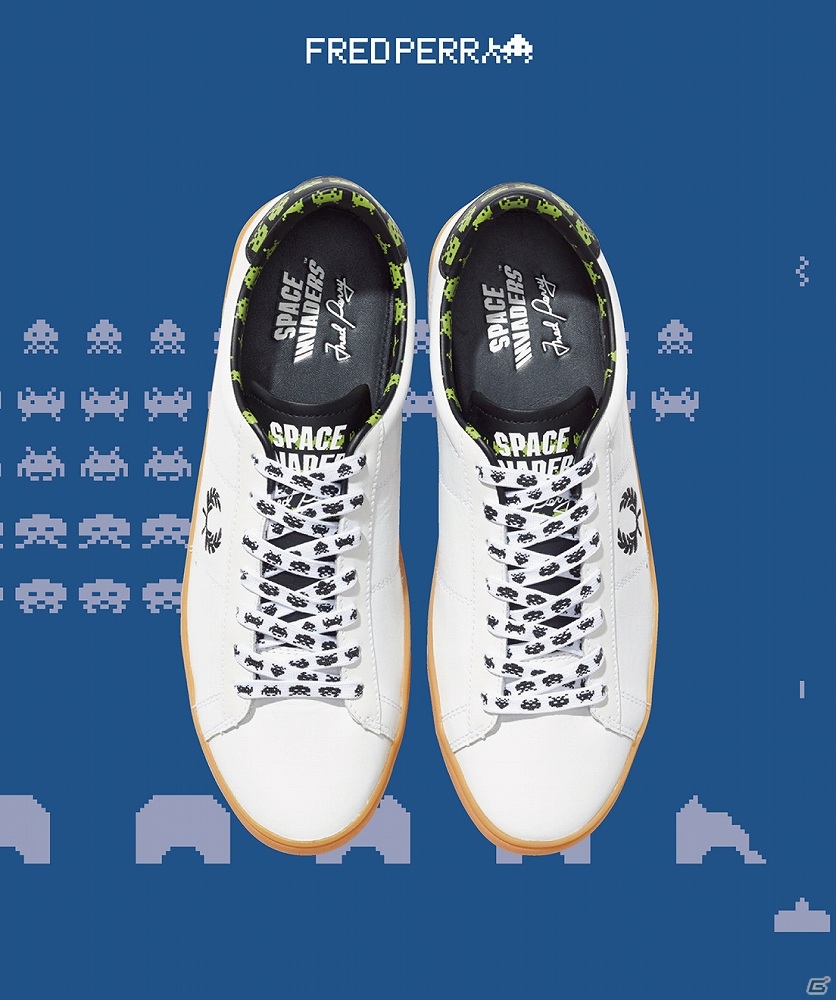「フレッドペリー×スペースインベーダー」コラボアパレルが3月6日に発売―トラックジャケットやポロシャツなど全6種がラインナップの画像4