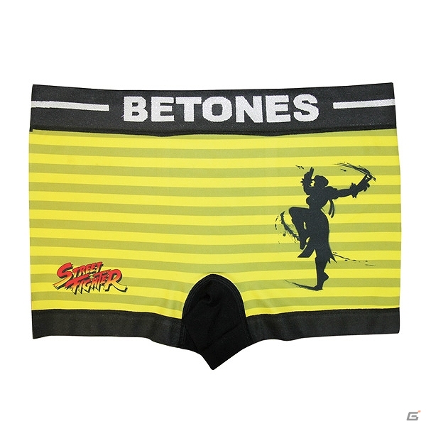 「ストリートファイターII」BETONESとのコラボアンダーウェア第2弾が5月1日に発売―春麗やリュウ、ベガがラインナップの画像1
