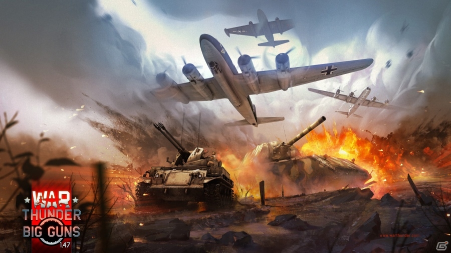 Ps4 Pc War Thunder バージョン Big Guns が提供開始 14の新しい飛行機や戦車 よりリアルに地形変更が可能に ゲーム情報サイト Gamer