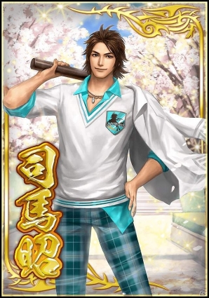 iOS/Android「真・三國無双ブラスト」学園衣装の司馬昭、孫尚香