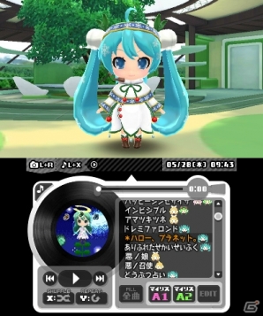 3DS「初音ミク Project mirai でらっくす」2015年の雪ミクをはじめとしたコスチュームを紹介―ミュージックプレーヤーも大きくパワーアップ！の画像19