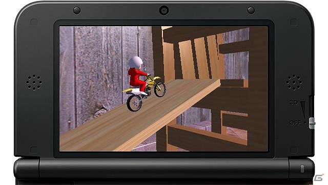 家の中のさまざまな物を利用してバイクスタントが楽しめる3DS「トイスタントバイク」が香港・台湾でも配信開始の画像3