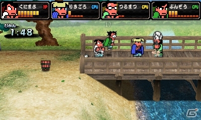 ハチャメチャ不良時代劇が現代に蘇る！3DS「ダウンタウン熱血時代劇」が2015年5月28日に発売決定の画像4