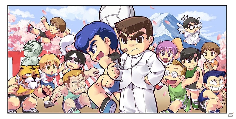 iOS版「くにおくんの熱血ドッジボール ALLSTARS!!」が配信！実況プレイ動画「導入編/おまめサンシロー・関口愛美」が公開の画像1